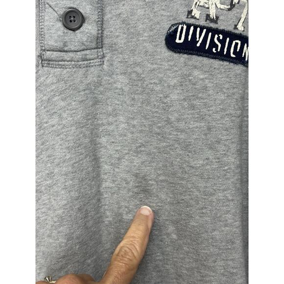 Aeropostale Men’s Sz XL Fleece Lined Shirt Authentic Fit 100% Cotton Gray - Picture 4 of 11